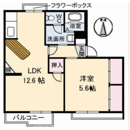 タウニィ屋島の物件間取画像